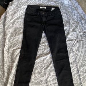 Abercrombie black skinny jeans